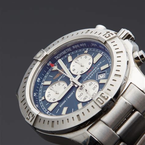 breitling colt quartz 44mm chronograph|pre owned Breitling colt quartz.